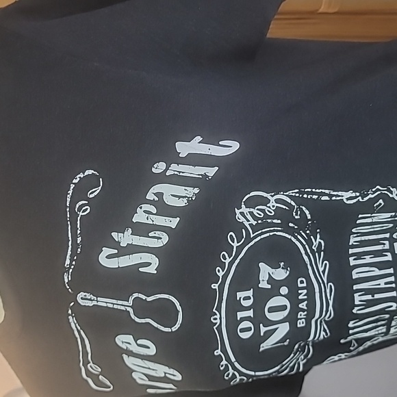 George Strait size large black white 2023 concert tee shirt 100% cotton - Picture 4 of 8